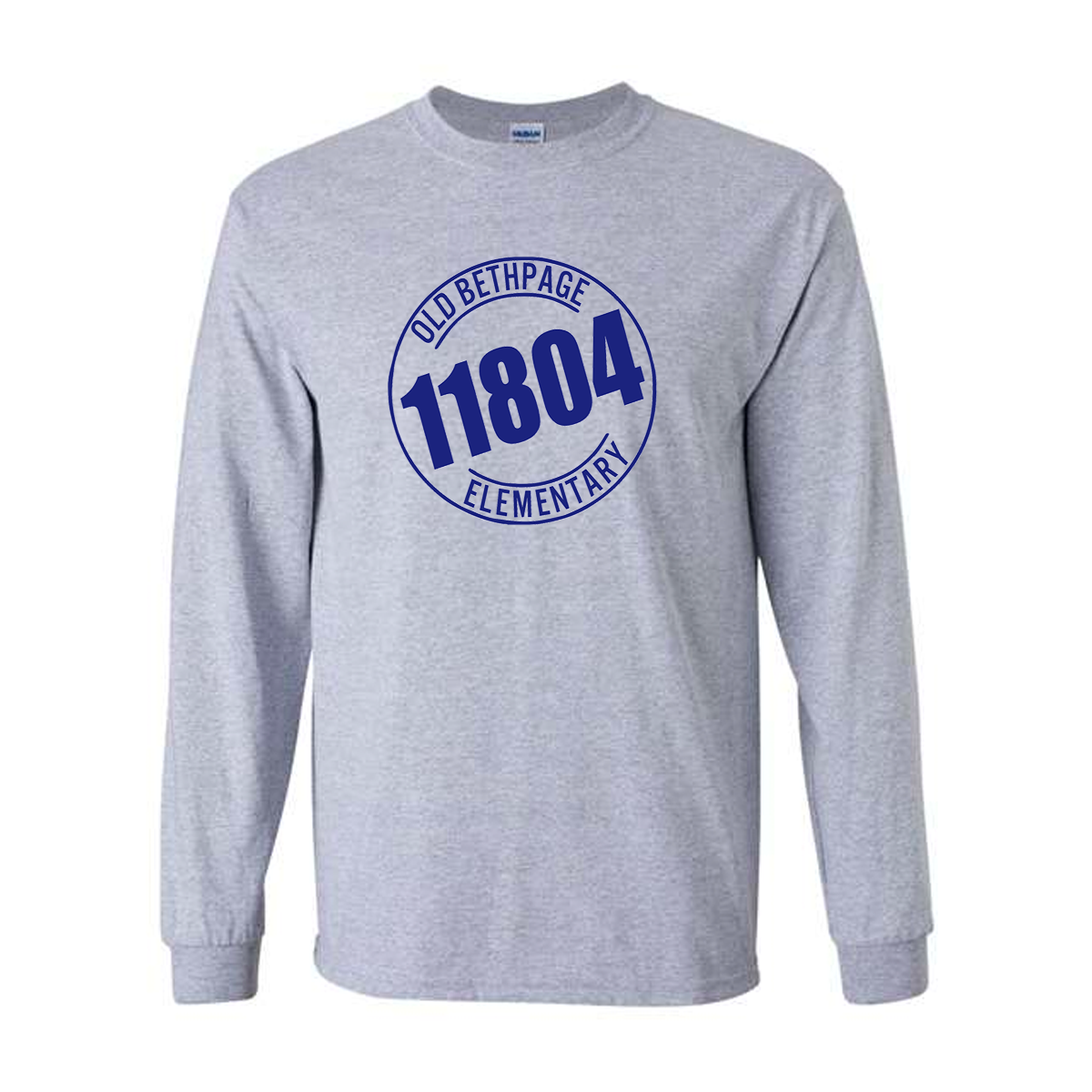 Old Bethpage 11804 Circle Long Sleeve T-Shirt